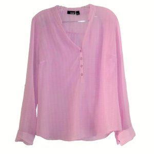 Tull long-sleeved blouse A.N.A Color Pink, Size L